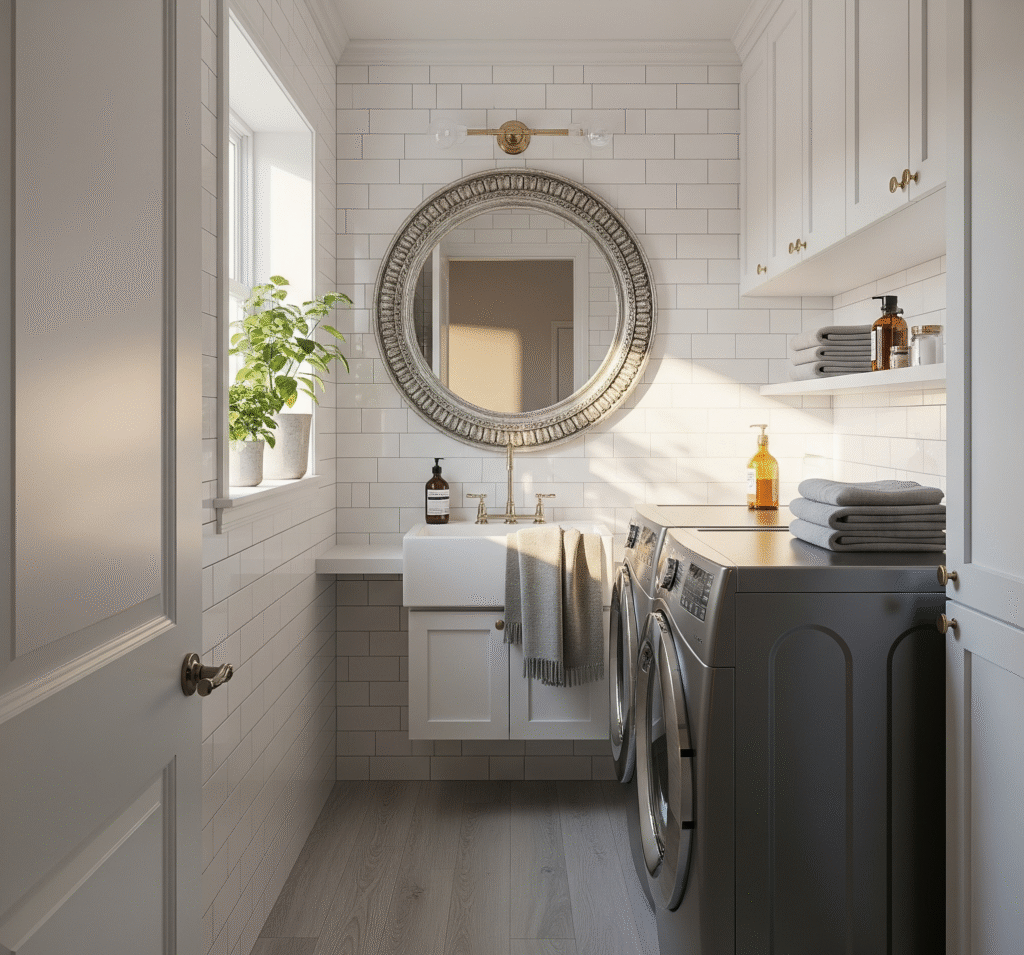 Small laundry room decor ideas