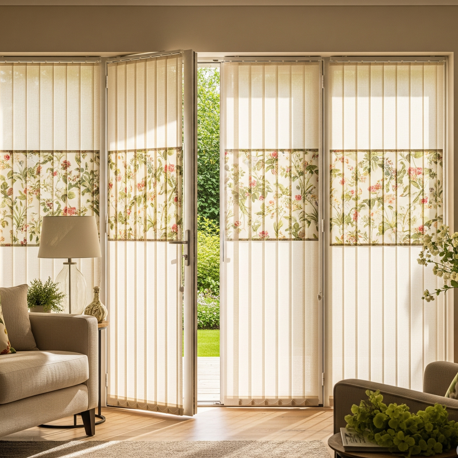 sliding glass door drapery ideas