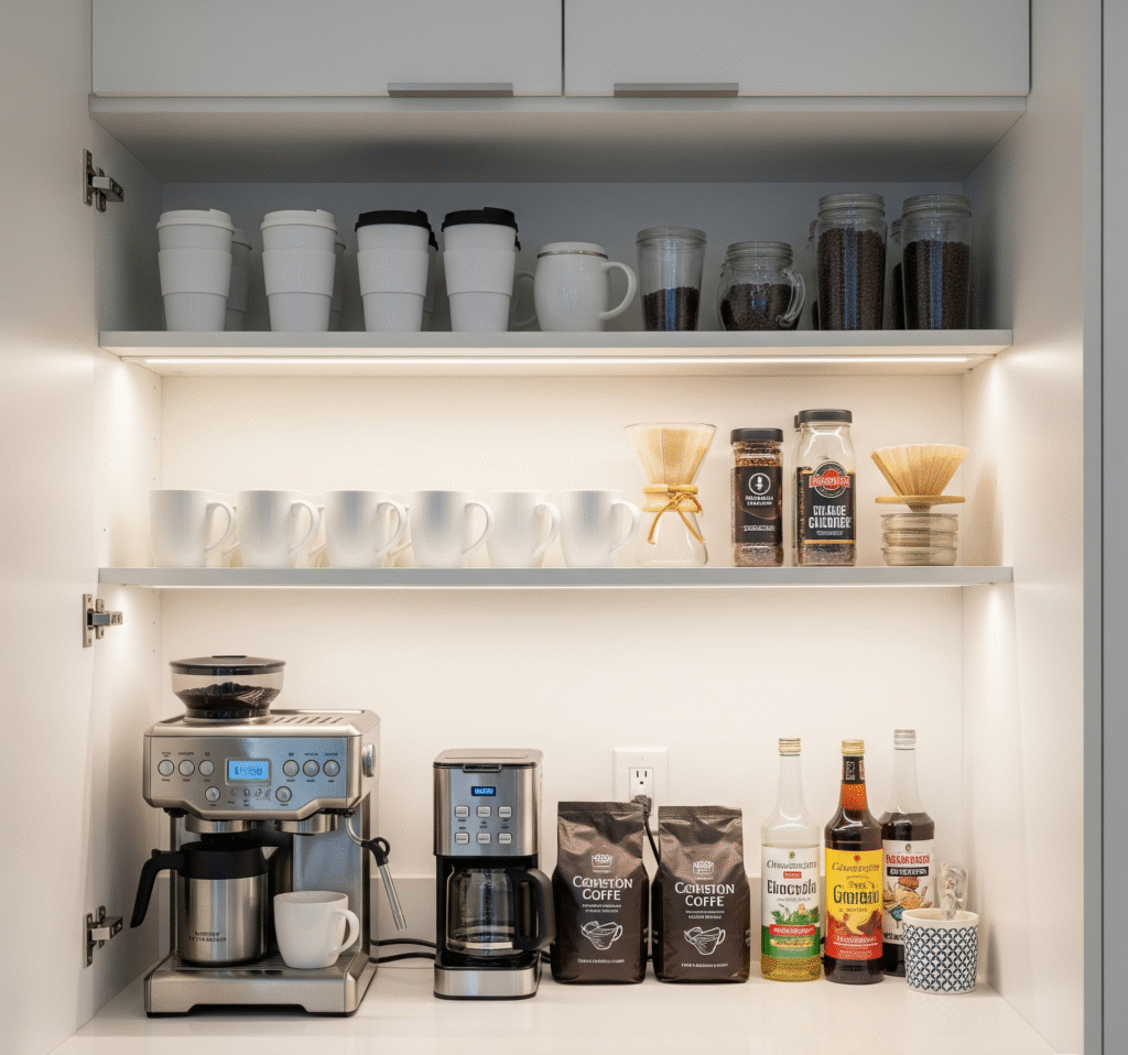 appliance garage cabinet