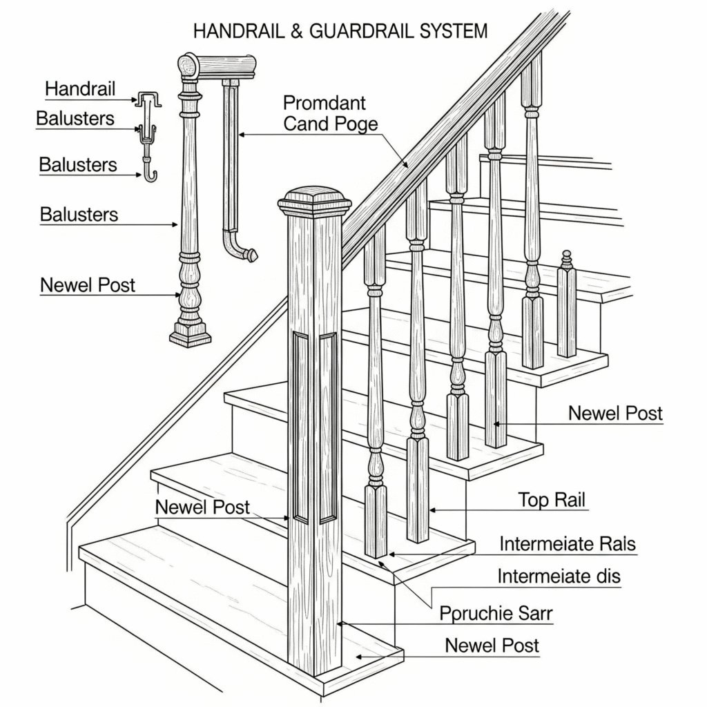 stair handrail ideas