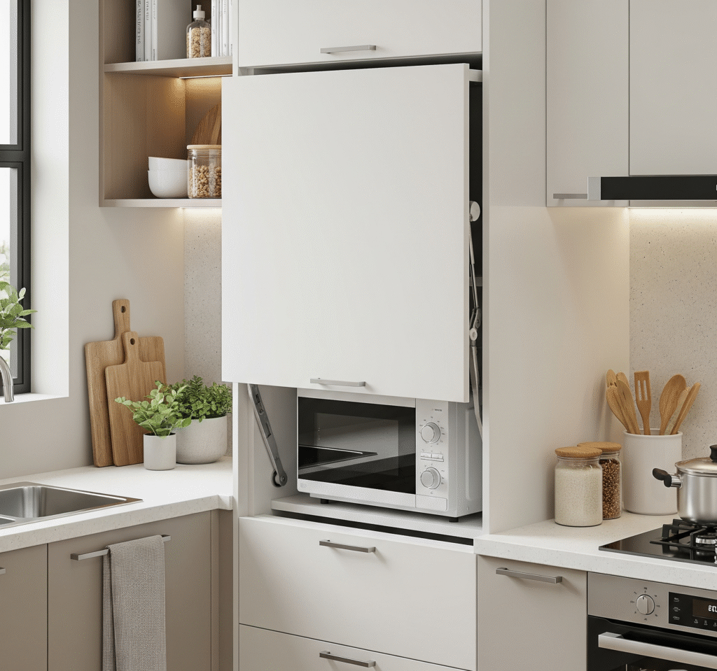 appliance garage cabinet