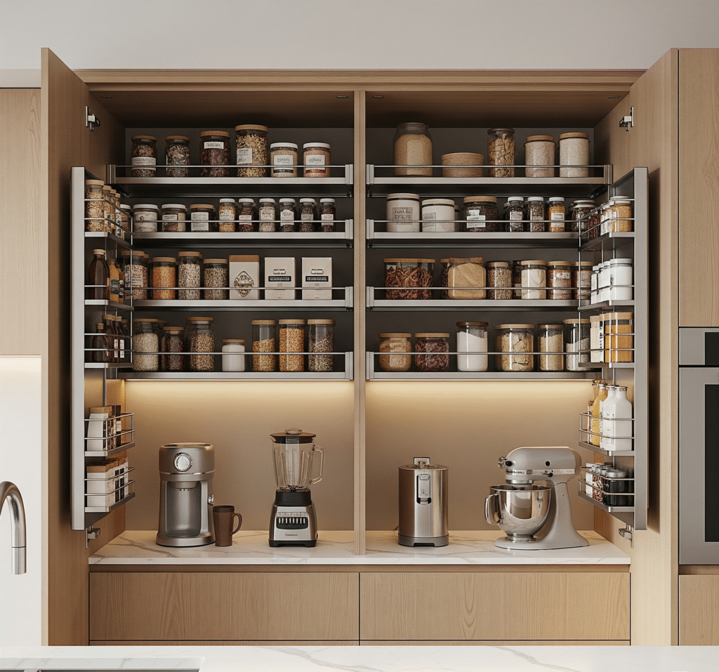 appliance garage cabinet