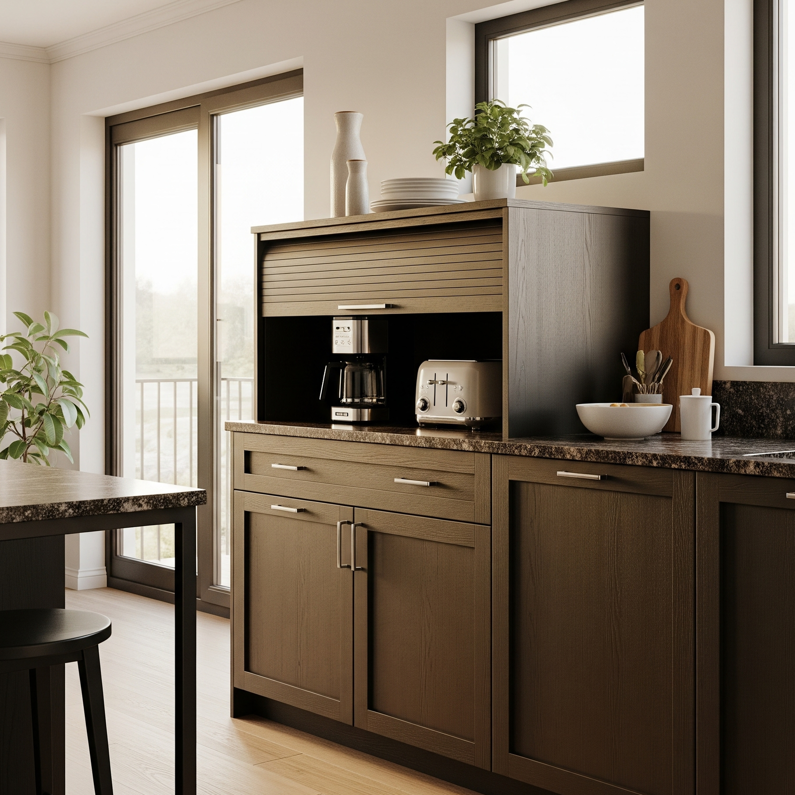 appliance garage cabinet