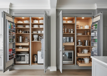 appliance garage cabinet