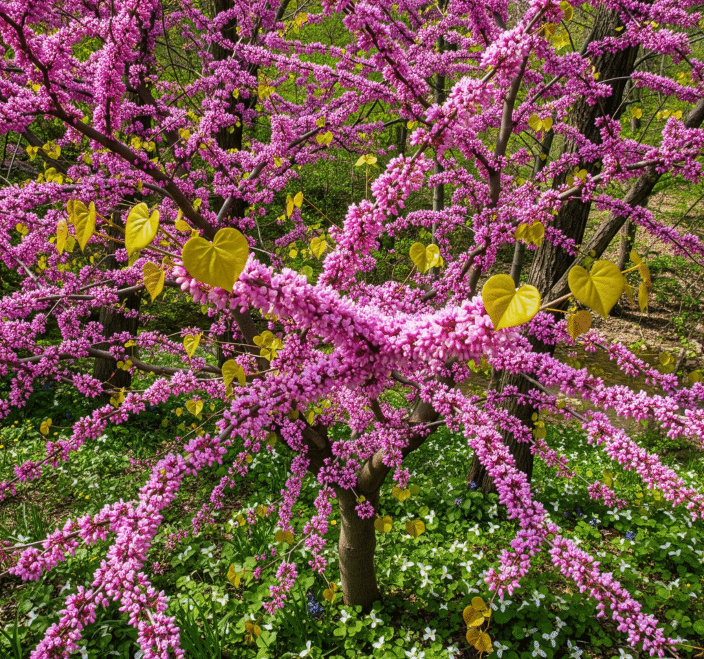 Eastern Redbud Early Spring - Space Ideas World fast growing trees