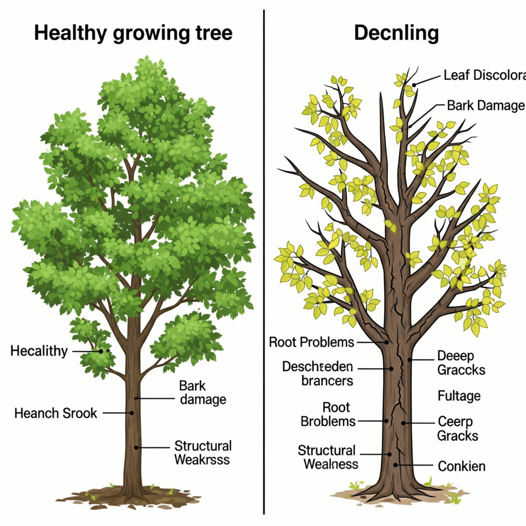 Tree Health Diagnosis Guide - Space Ideas World fast growing trees