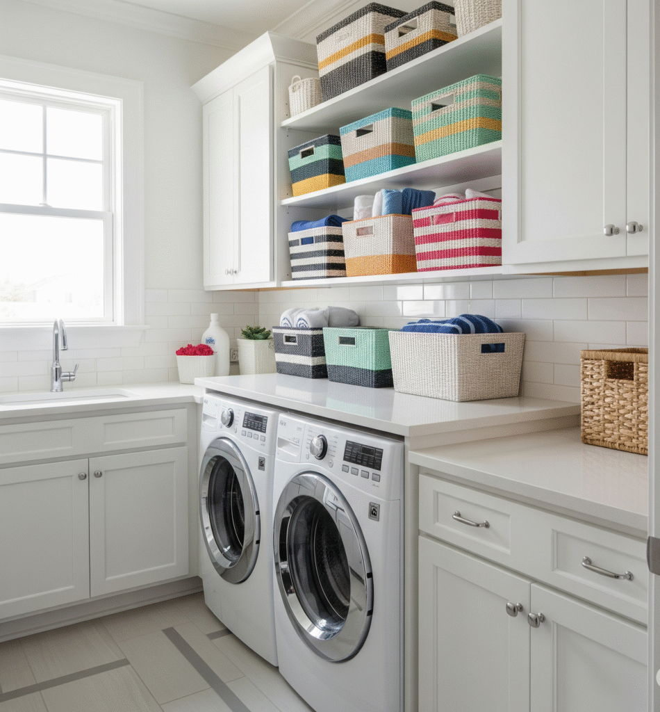 Small laundry room decor ideas