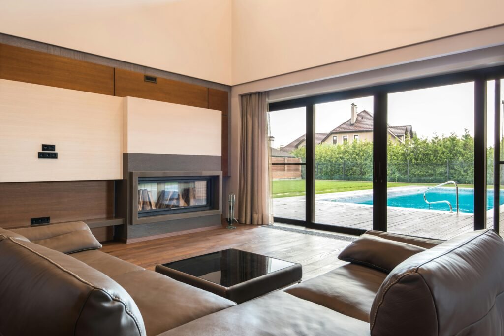 sliding glass door drapery ideas