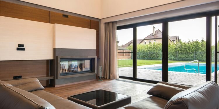 sliding glass door drapery ideas