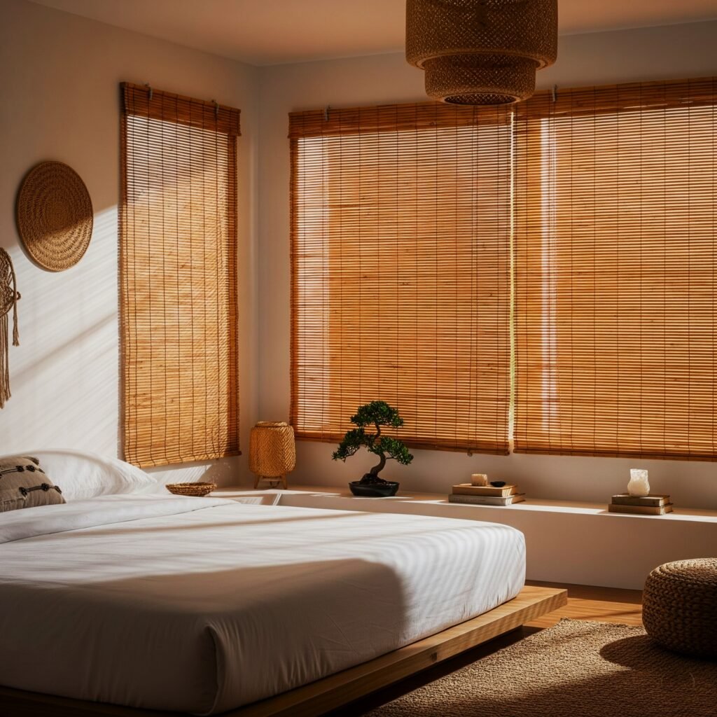 Bamboo and Reed Natural Blinds - Space Ideas World