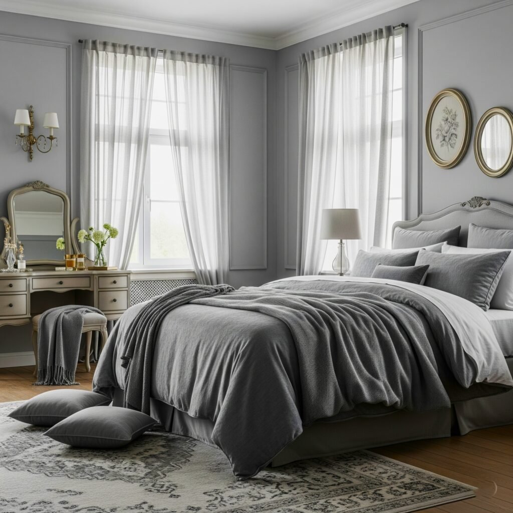 Grey Color Bedroom Ideas 