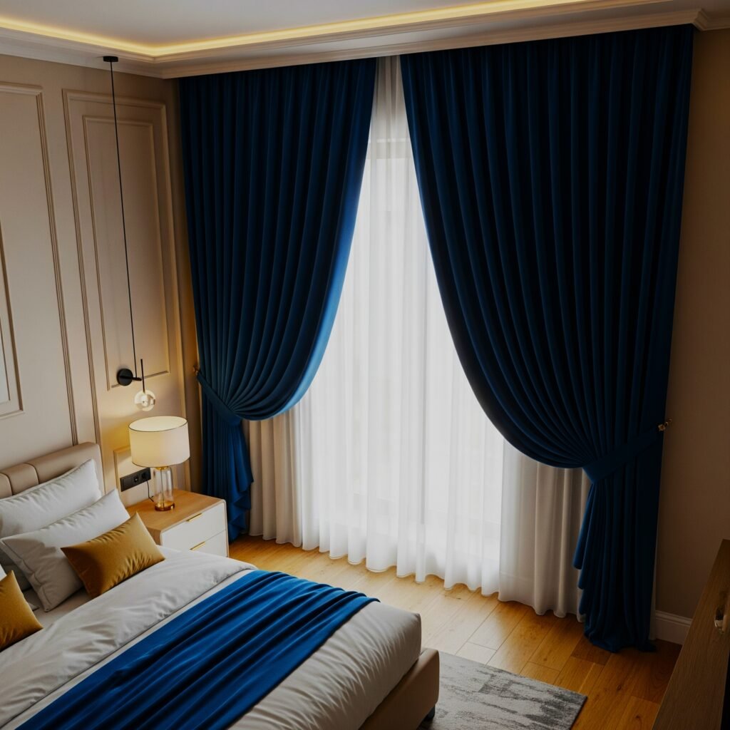 Bedroom Drapery Idea - Space Ideas World Bedroom Drapery Ideas