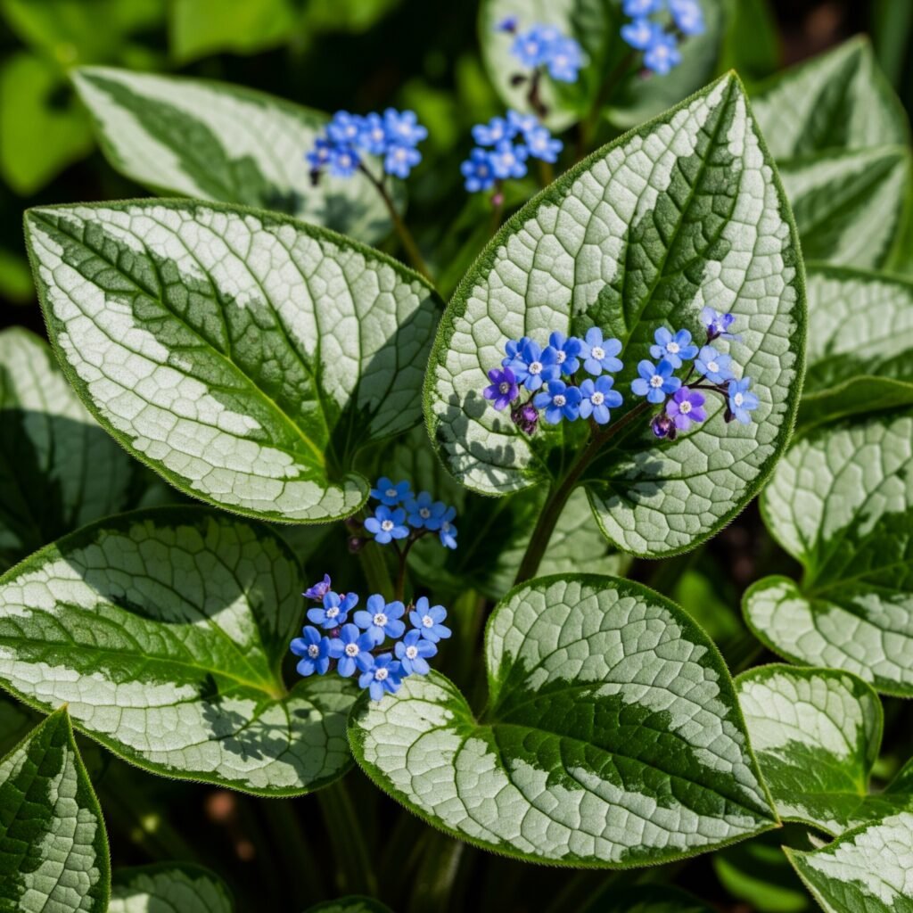 Brunnera - Space Ideas World Deer proof shade plants