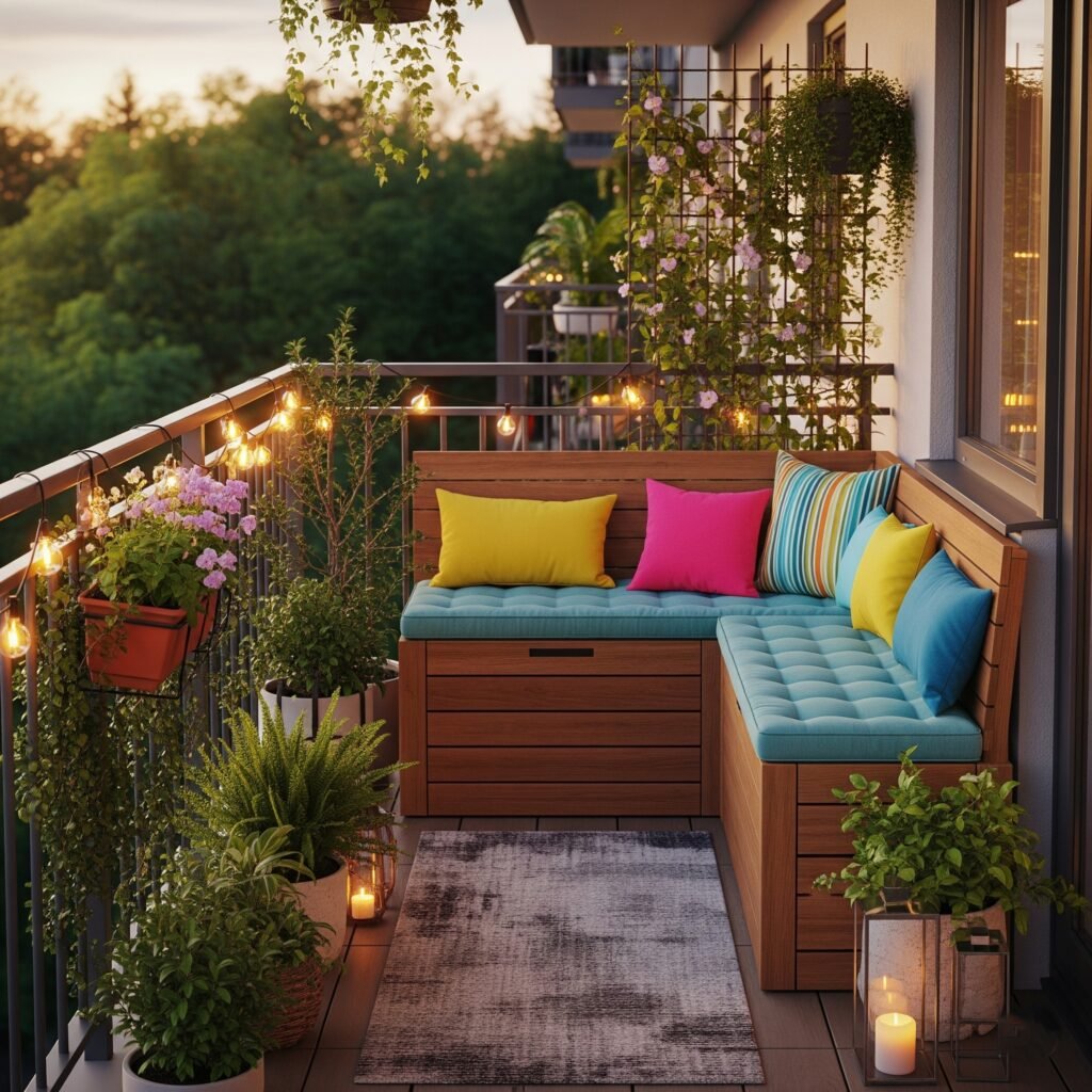 Apartment patio decor ideas