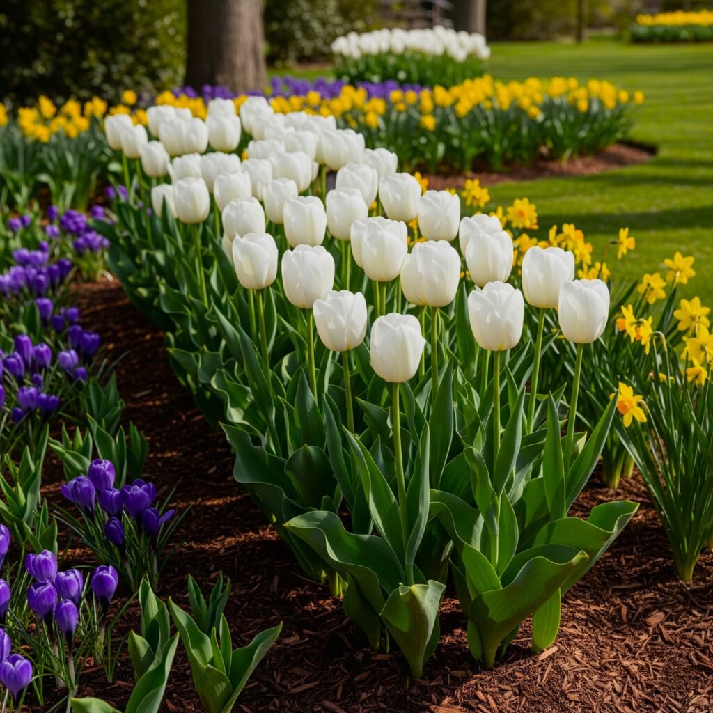 white flowers