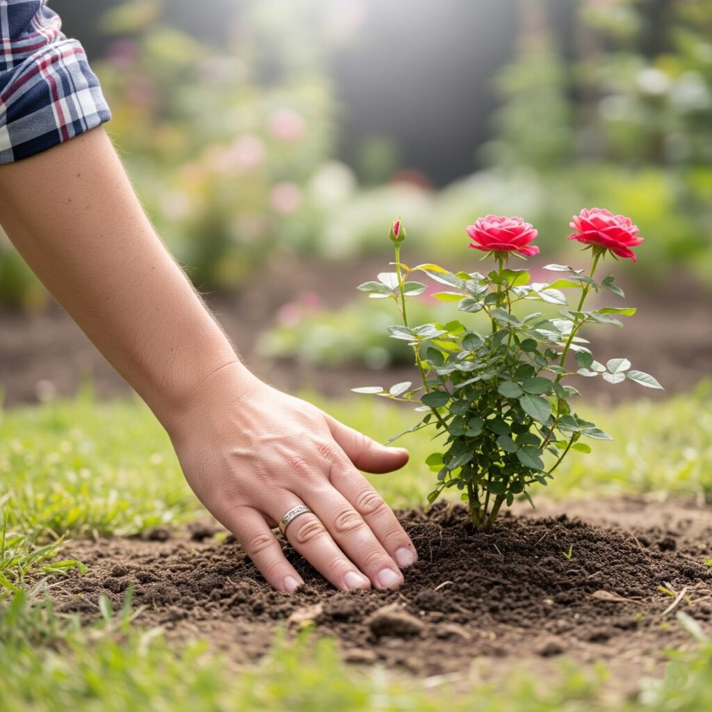 floribunda rose planting