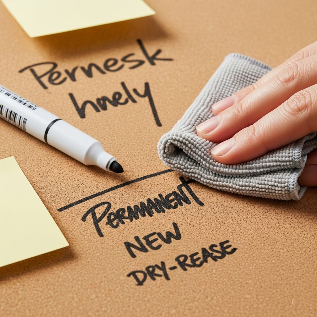 Cork bulletin board - Space Ideas World how to Remove Permanent MarkerÂ