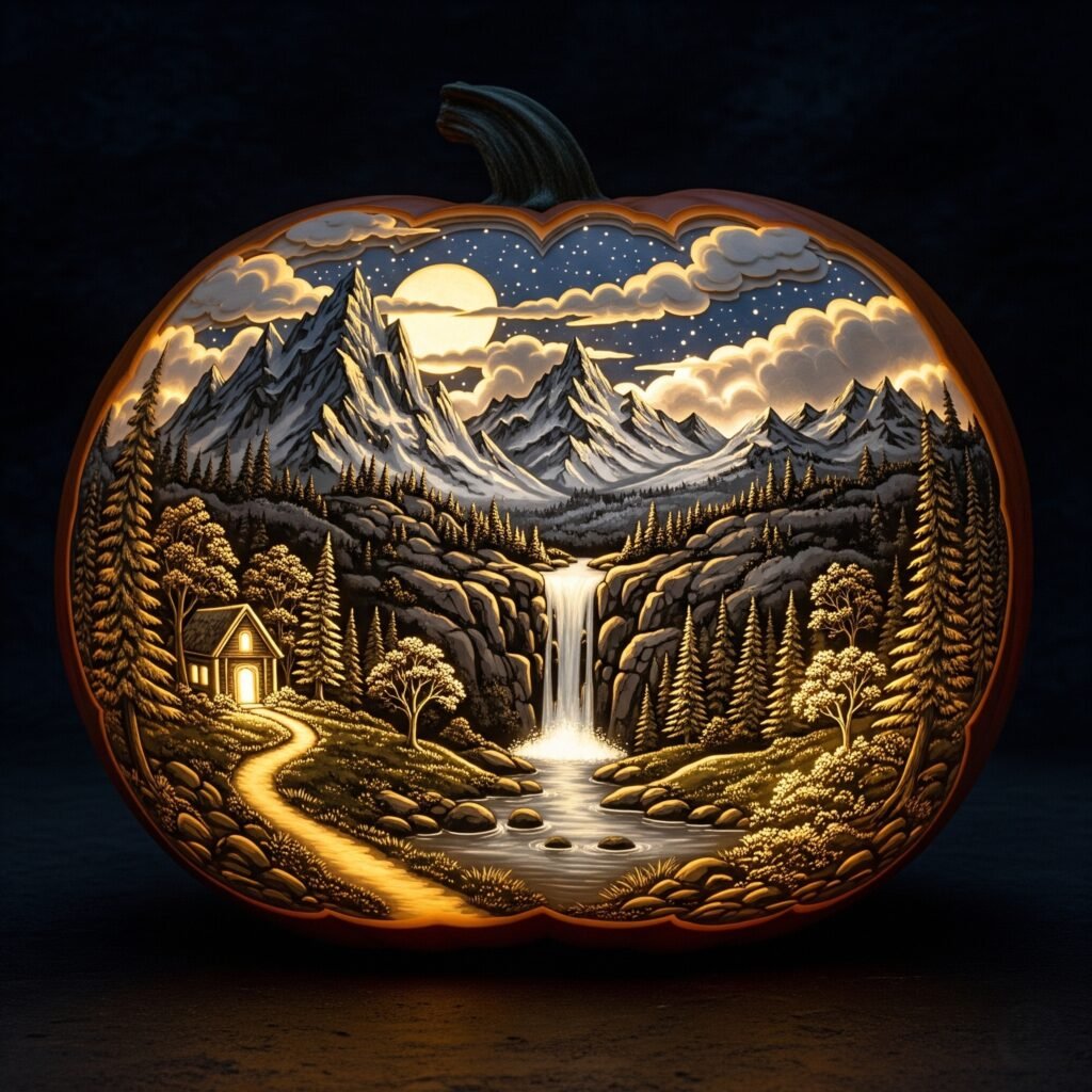 Crescent Moon - Space Ideas World Jack O Lantern Carvings Ideas