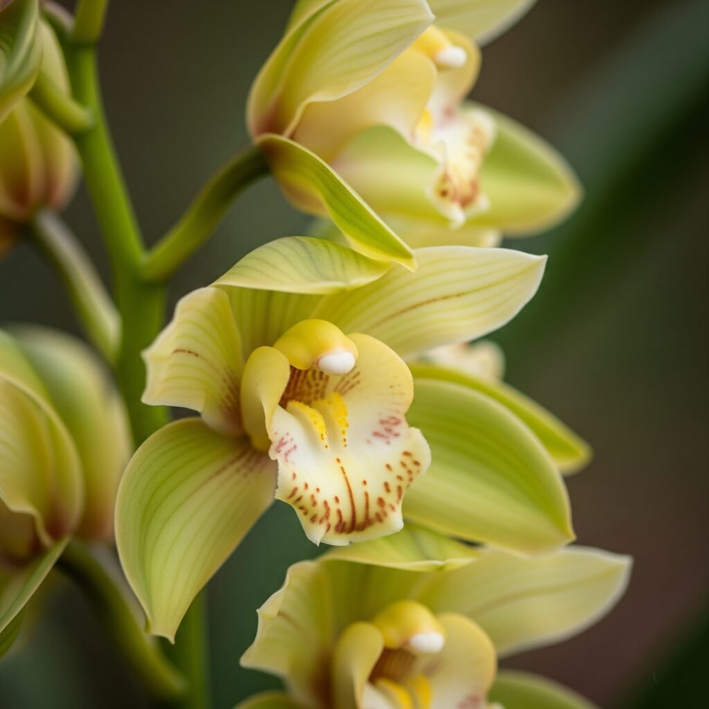 Cymbidium Buttercup - Space Ideas World colours of orchids