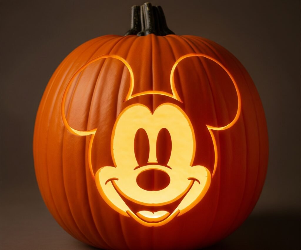 Disney Character Silhouette - Space Ideas World Carving Halloween Pumpkin Ideas