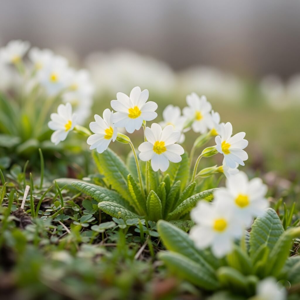 white flowers