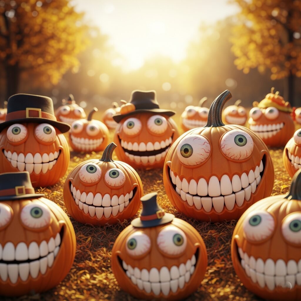 Funny Face Collection - Space Ideas World Carving Halloween Pumpkin Ideas