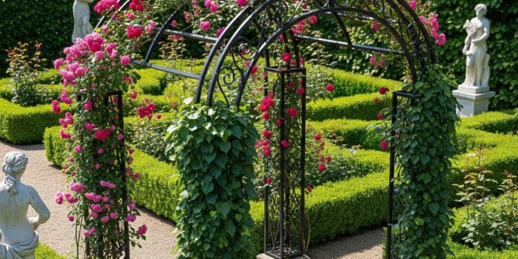 Garden with arbour - Space Ideas World Garden with arbour