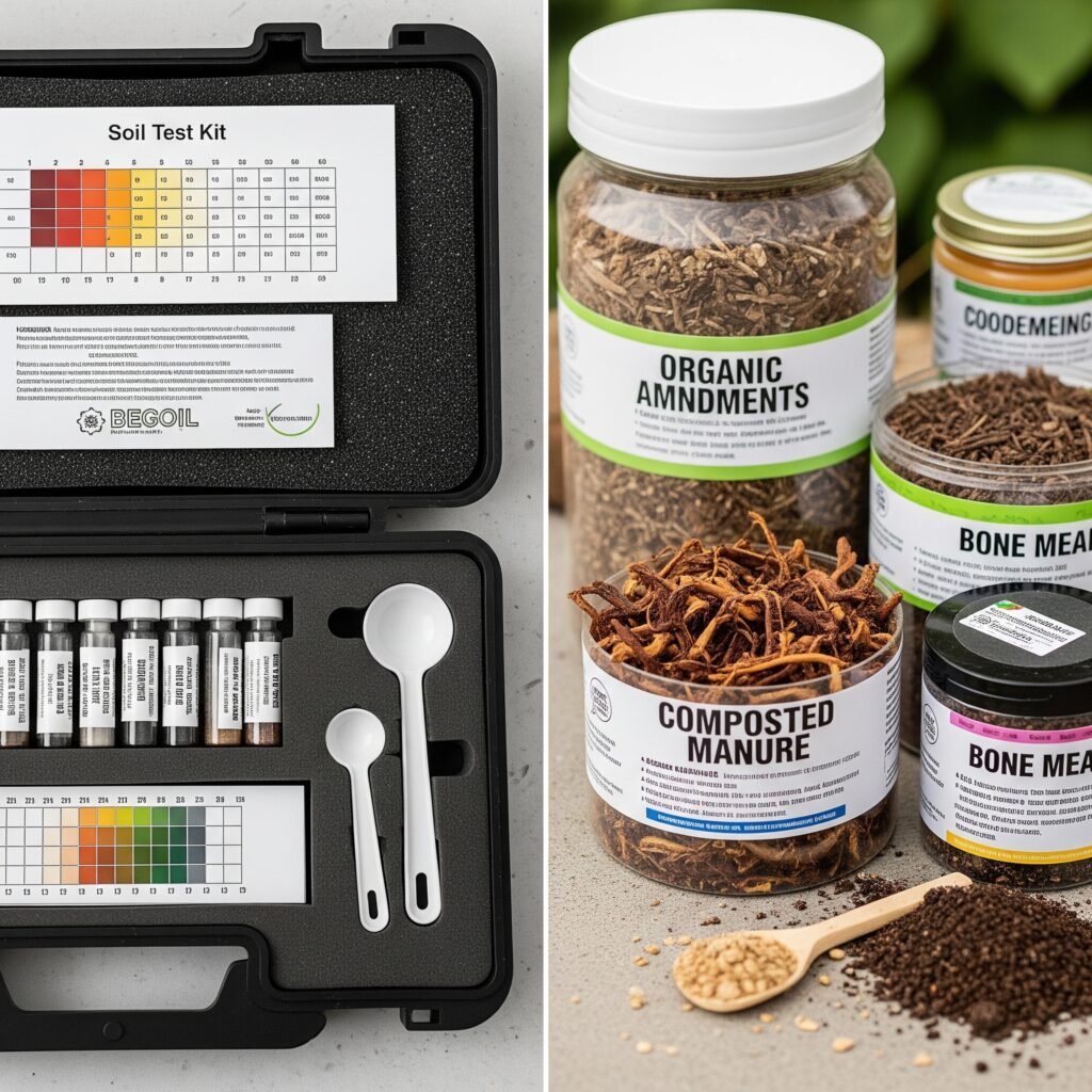 Soil test kit and organic amendments - Space Ideas World Pet Safe Herbicides