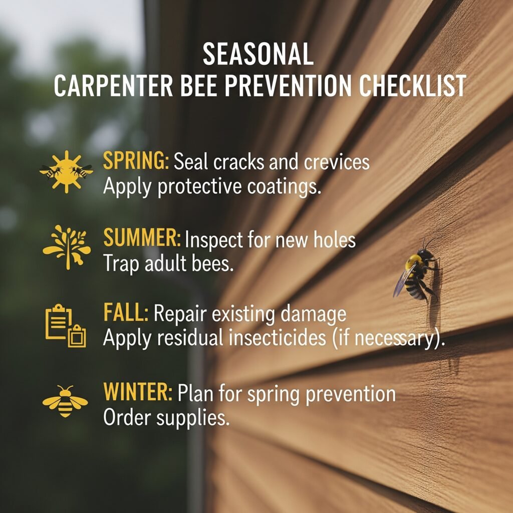 Seasonal Carpenter Bee Prevention Checklist - Space Ideas World Carpenter bees