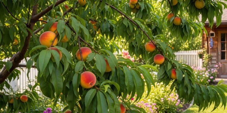 Peach Tree in the garden - Space Ideas World Peach Tree Seed