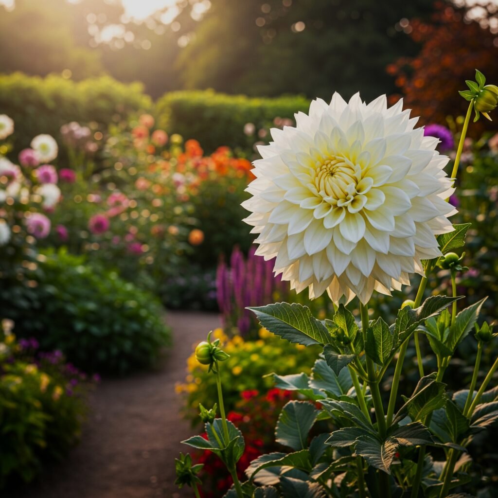 white flowers