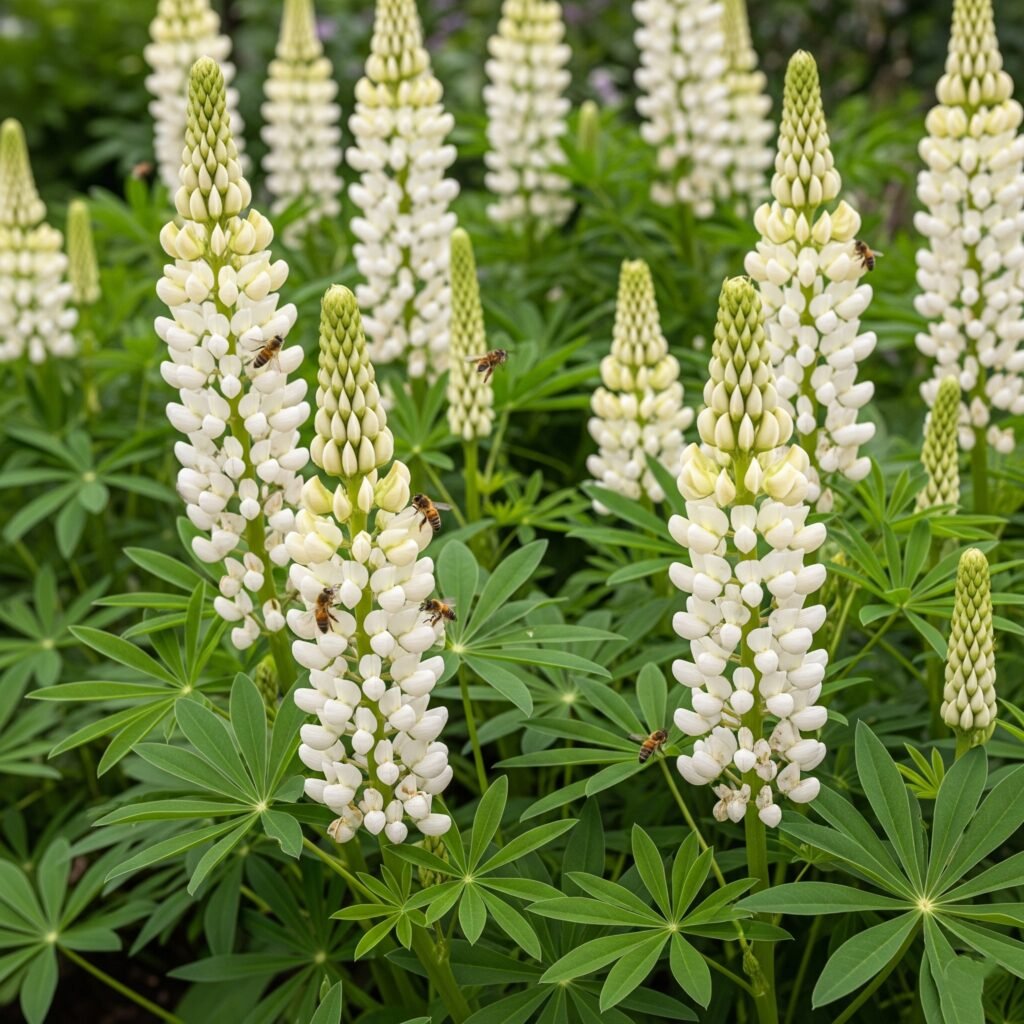 white flowers