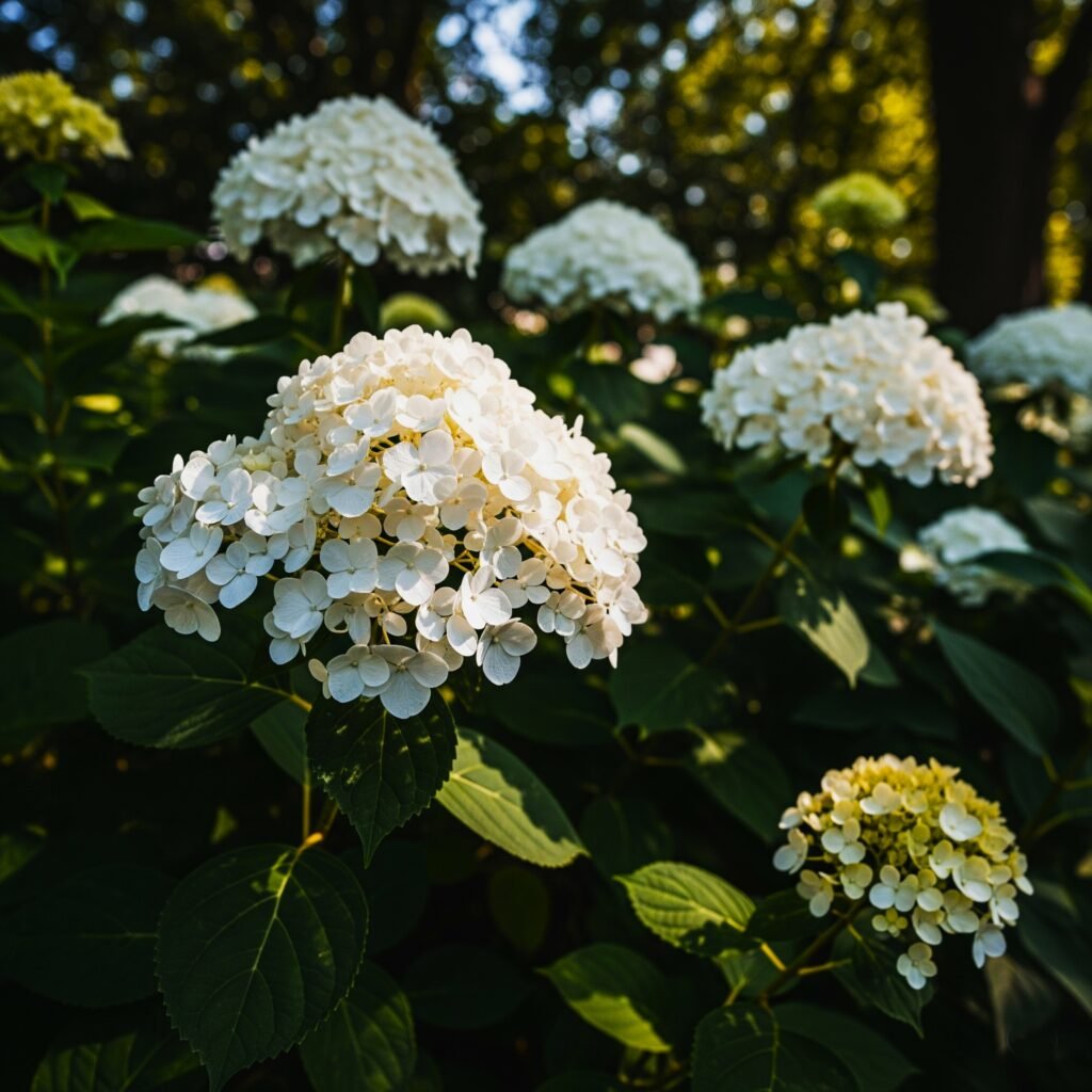 white flowers
