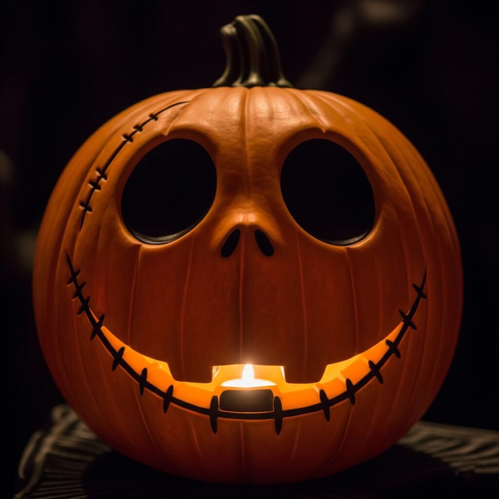 Jack Skellington Face - Space Ideas World Carving Halloween Pumpkin Ideas