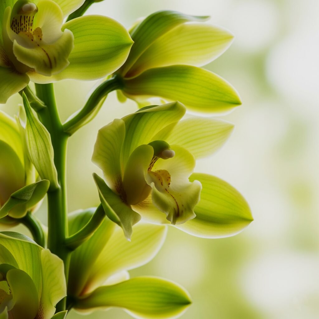 Light Green Orchids - Space Ideas World colours of orchids