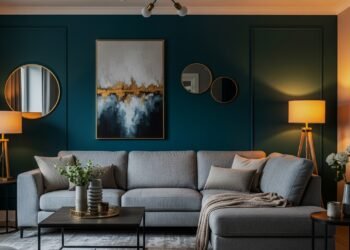 Lounge Ideas with Grey Sofa