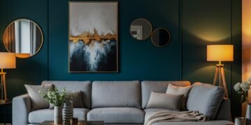 Lounge Ideas with Grey Sofa