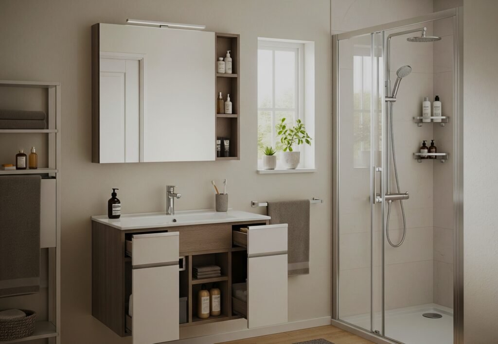 Multi-functional Furniture - Space Ideas World Bathroom Themes Ideas