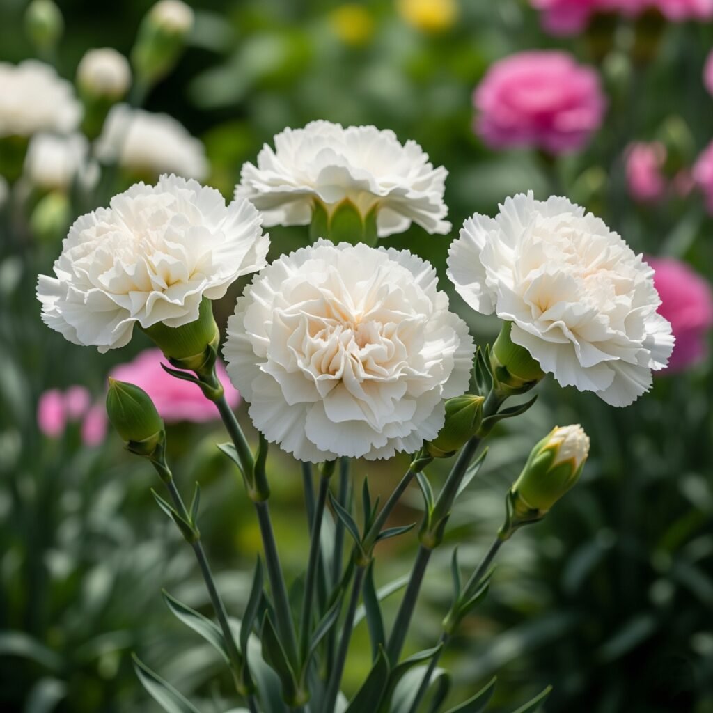white flowers