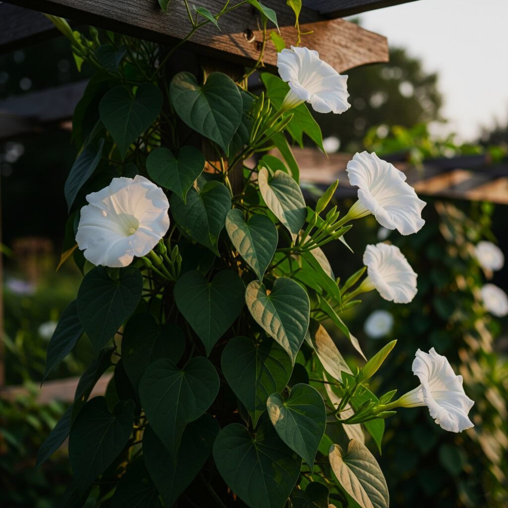 white flowers