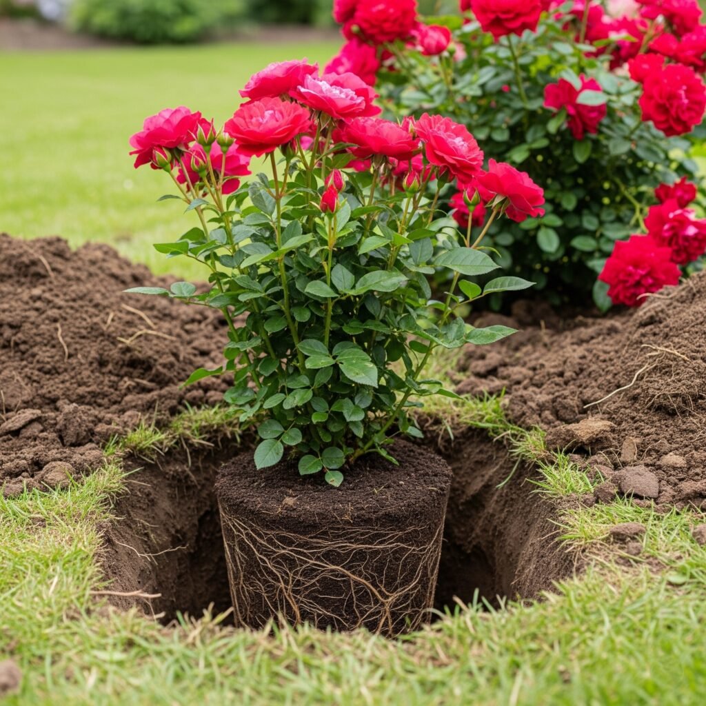 floribunda rose planting