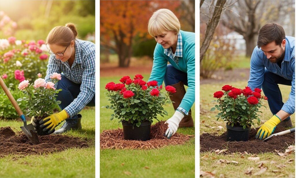 floribunda rose planting