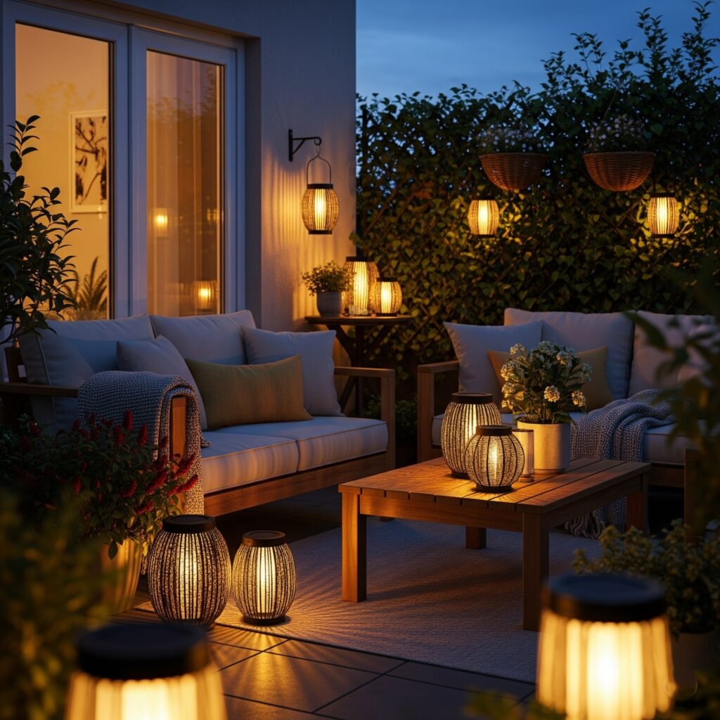 Apartment patio decor ideas