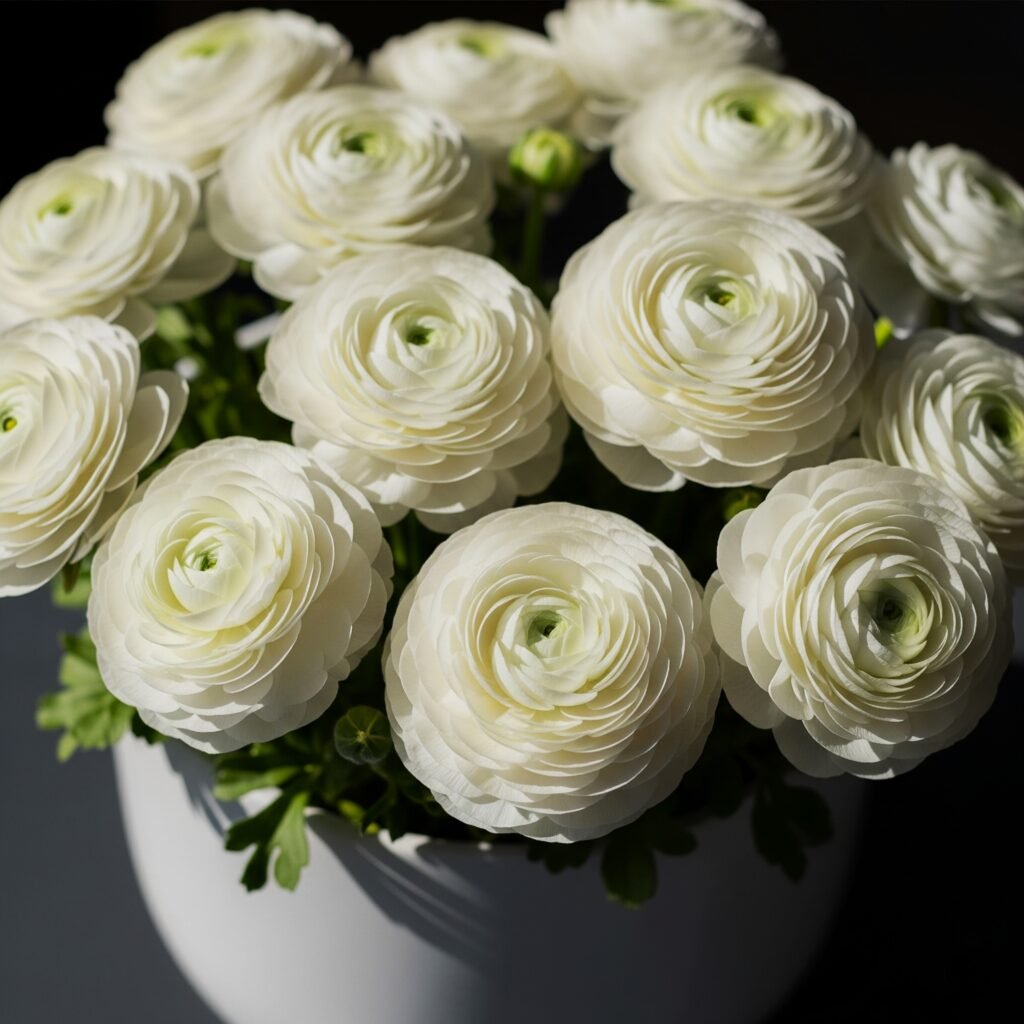 white flowers