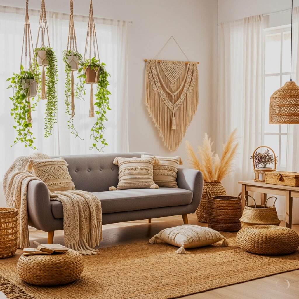The Natural Texture Paradises - Space Ideas World lounge ideas with grey sofa