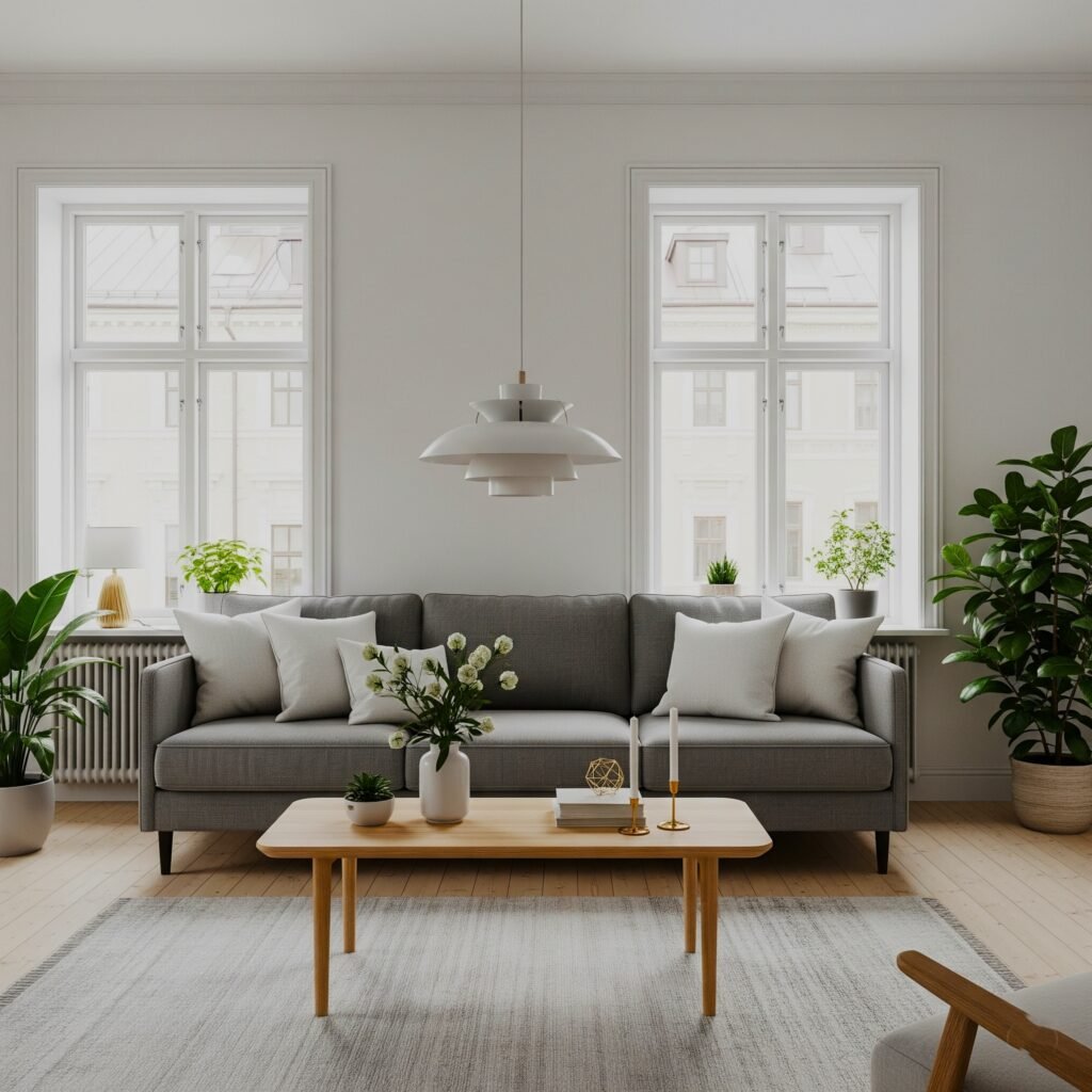 The Pure and Simple Paradise - Space Ideas World lounge ideas with grey sofa