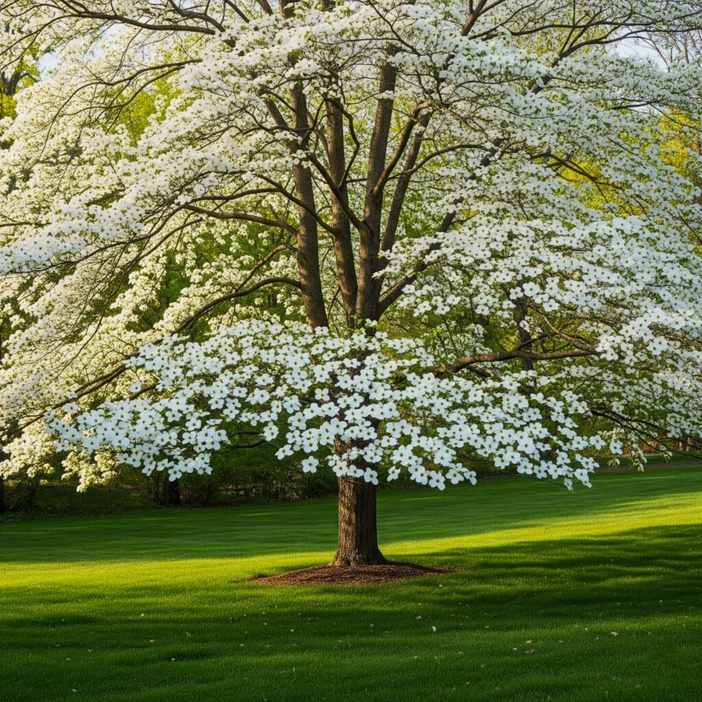white flowers