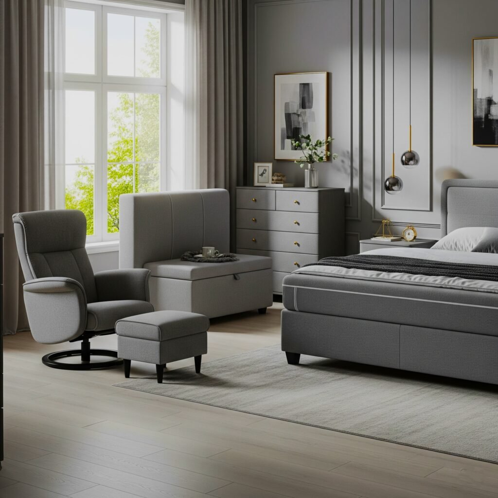 Grey Color Bedroom Ideas 