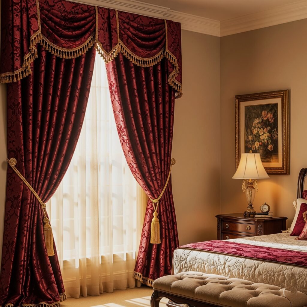 Victorian Elegance - Space Ideas World Bedroom drapery ideas