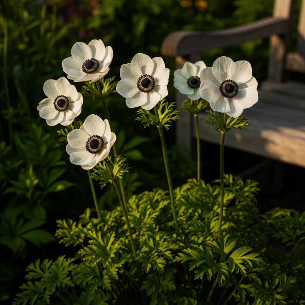 white flowers
